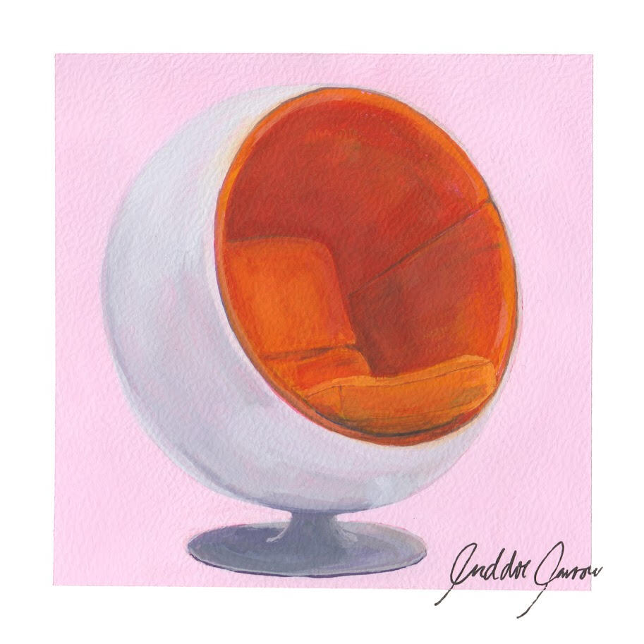 Ball Chair by Eero Aarnio, 15x15cm