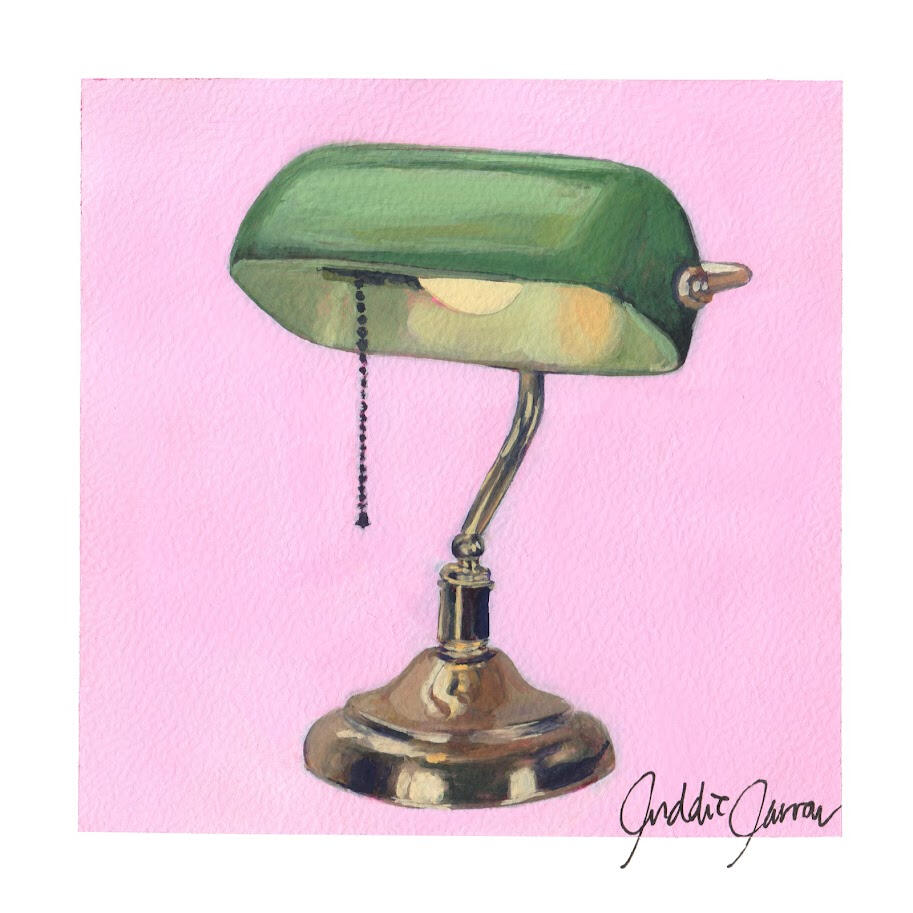 Bankers Lamp, 15x15cm